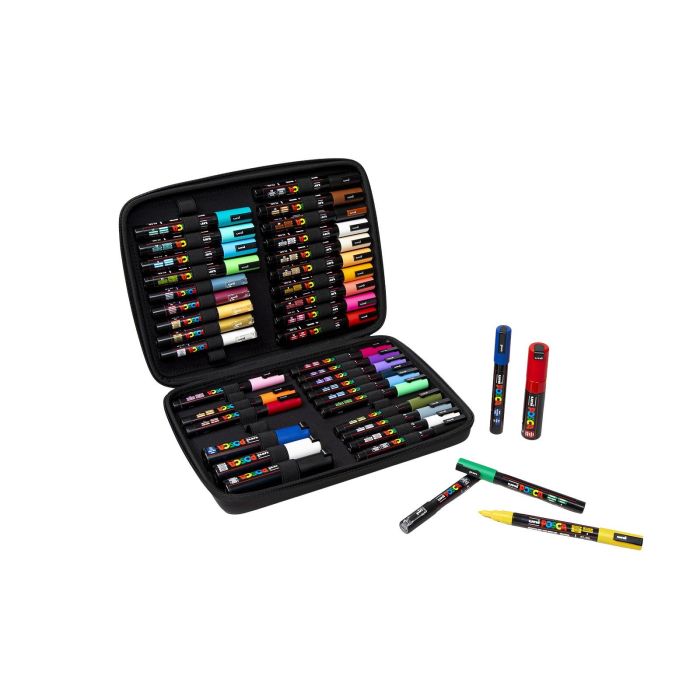 Rotulador Uni Posca maletín premium 40 piezas