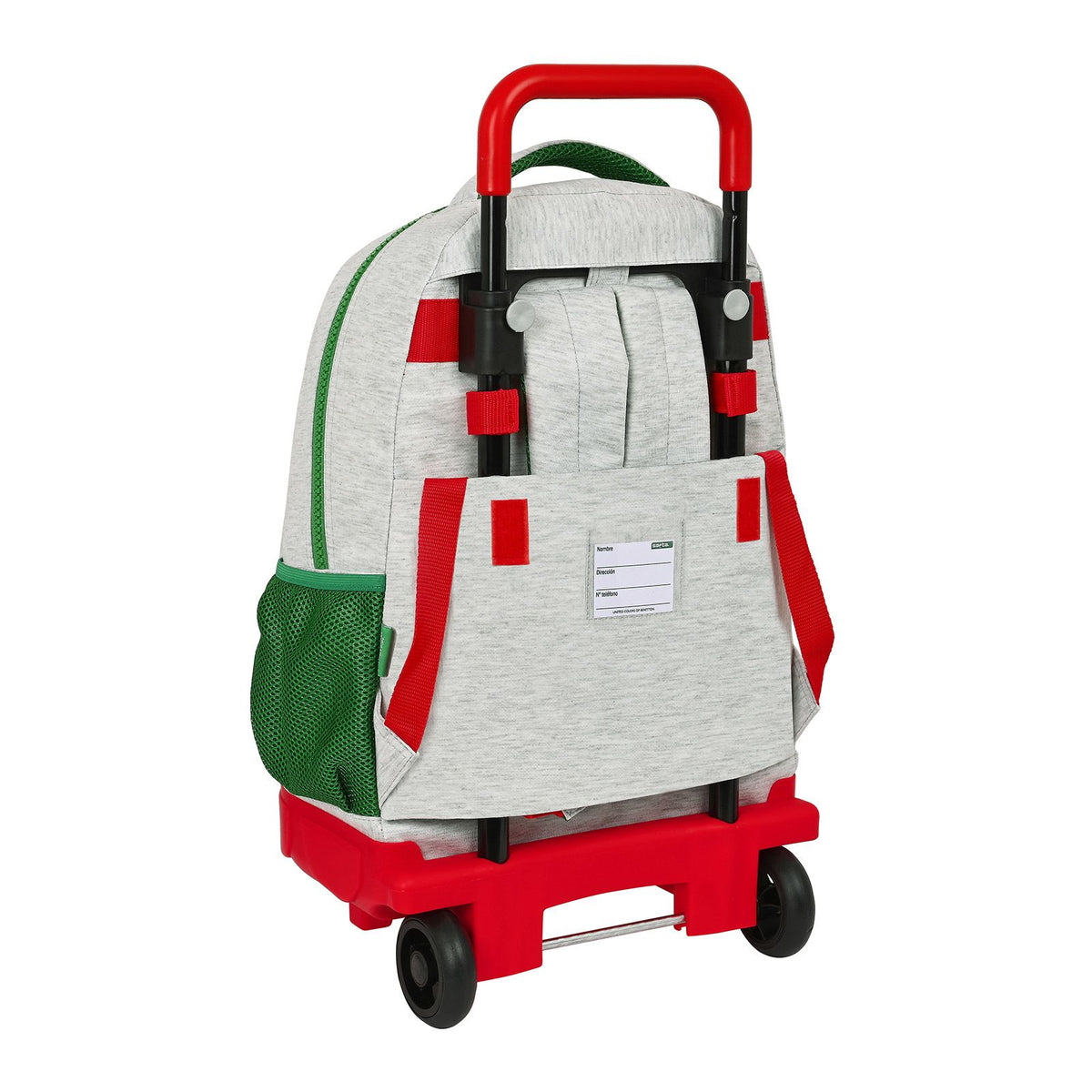 Mochila Safta Benetton Pop con carro
