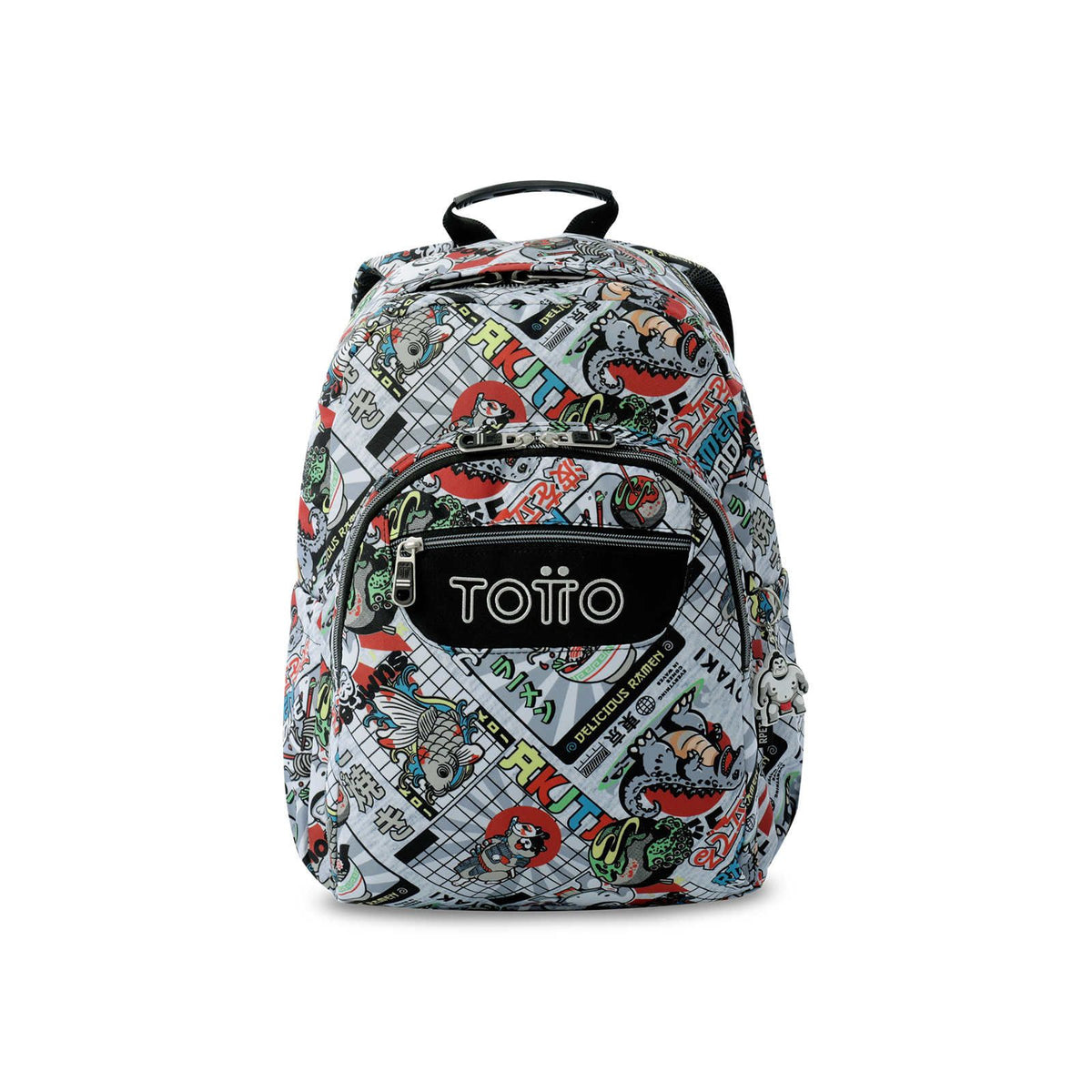 Mochila Totto Acuareles Ramen adaptable a carro