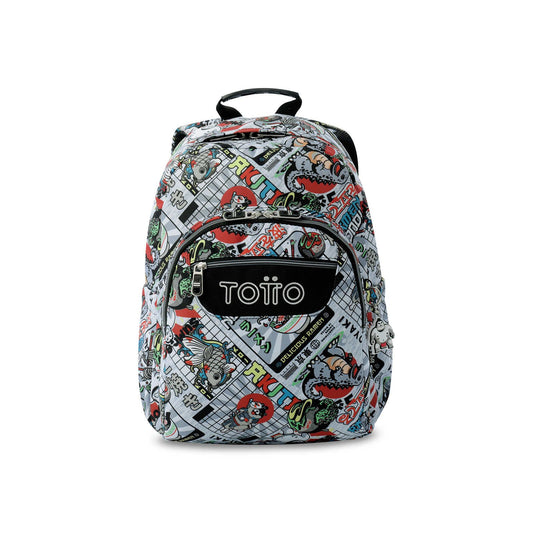 Mochila Totto Acuareles Ramen adaptable a carro