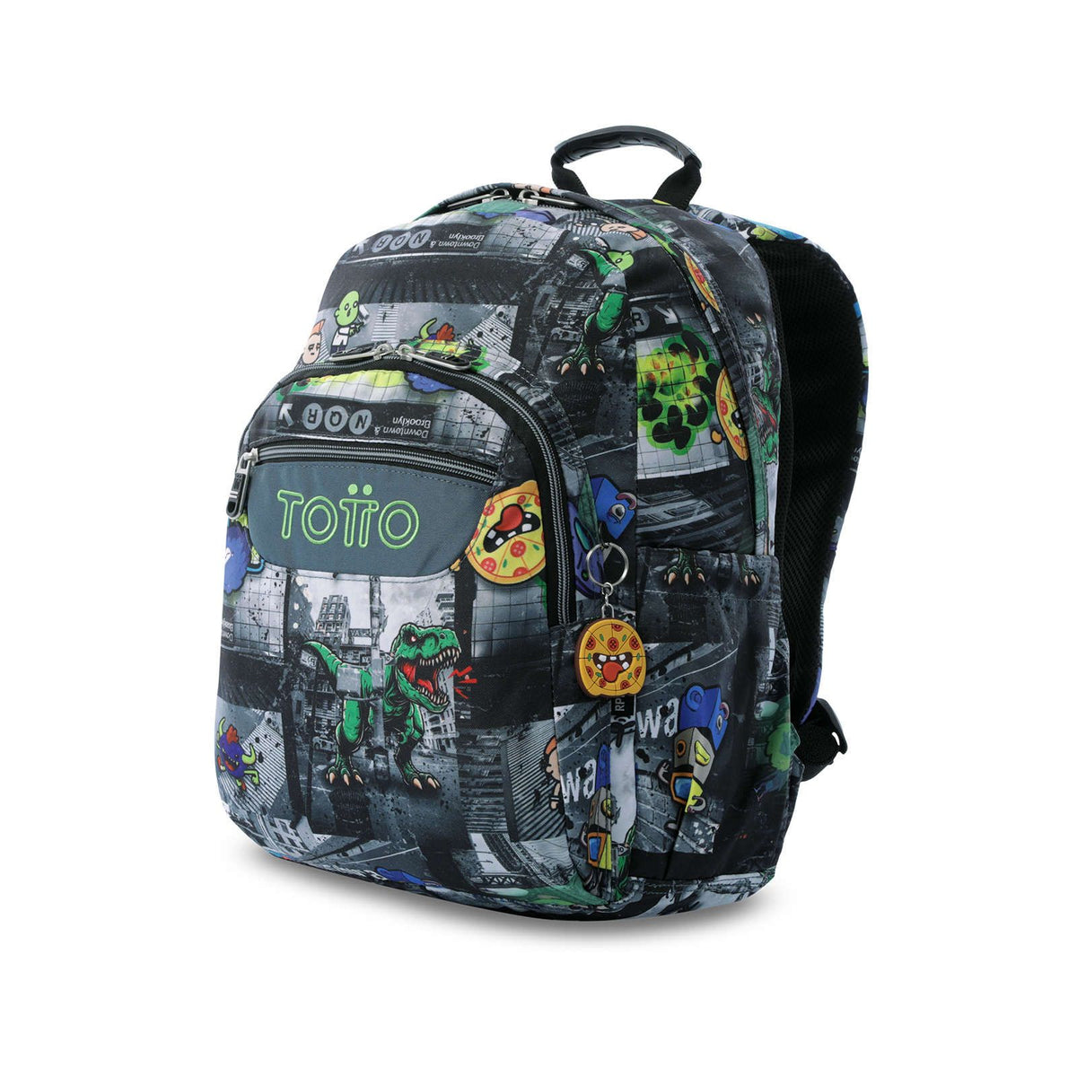 Mochila Totto Acuareles Rolly adaptable a carro