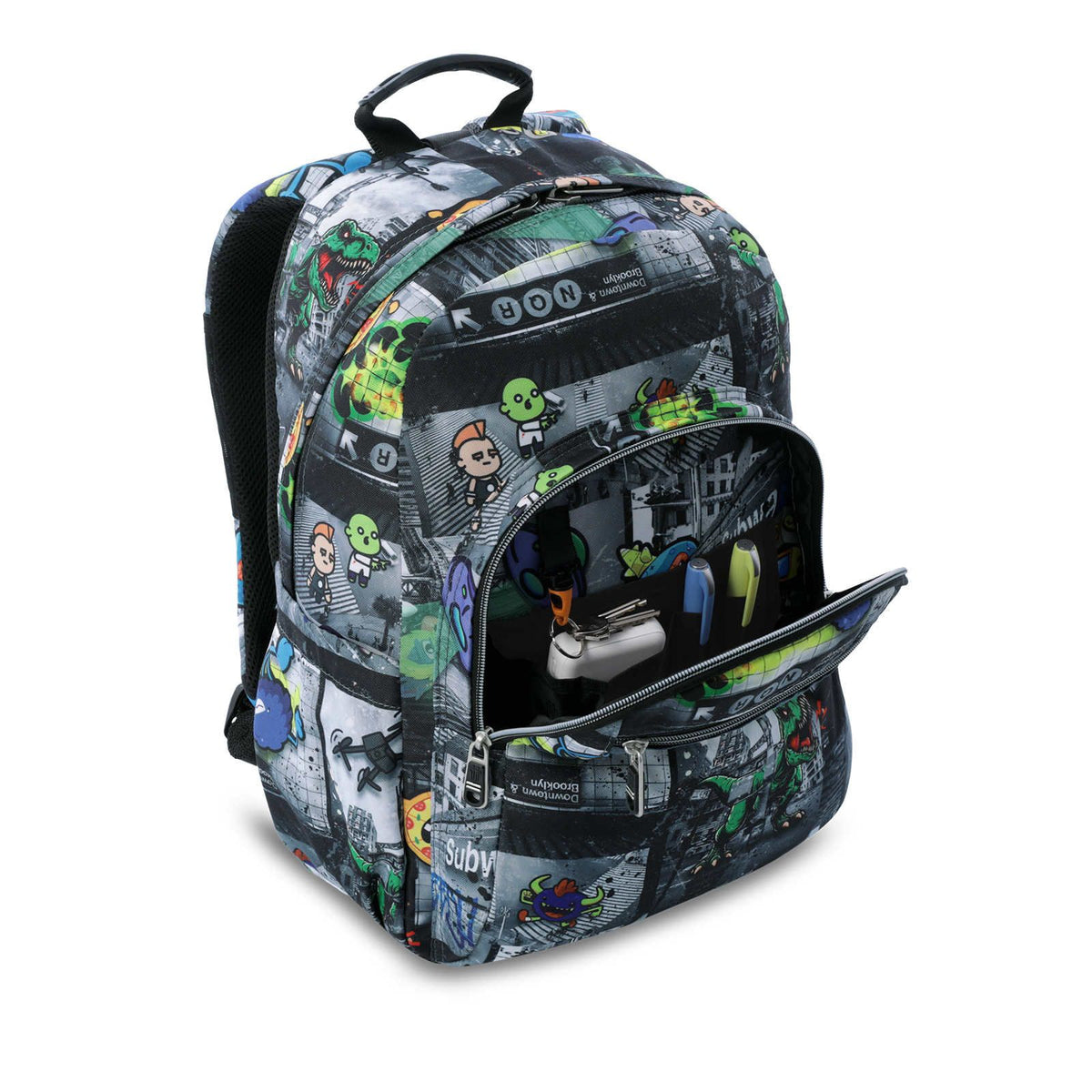 Mochila Totto Acuareles Rolly adaptable a carro