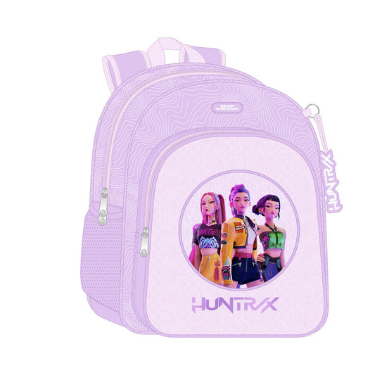 MOCHILA SAFTA K-POP DEMON HUNTERS ICONIC ADAPTABLE A CARRO 42X33CM