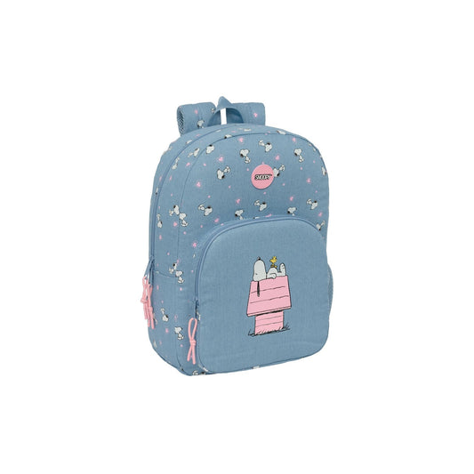 MOCHILA SAFTA SNOOPY ADAPTABLE A CARRO 46X30CM